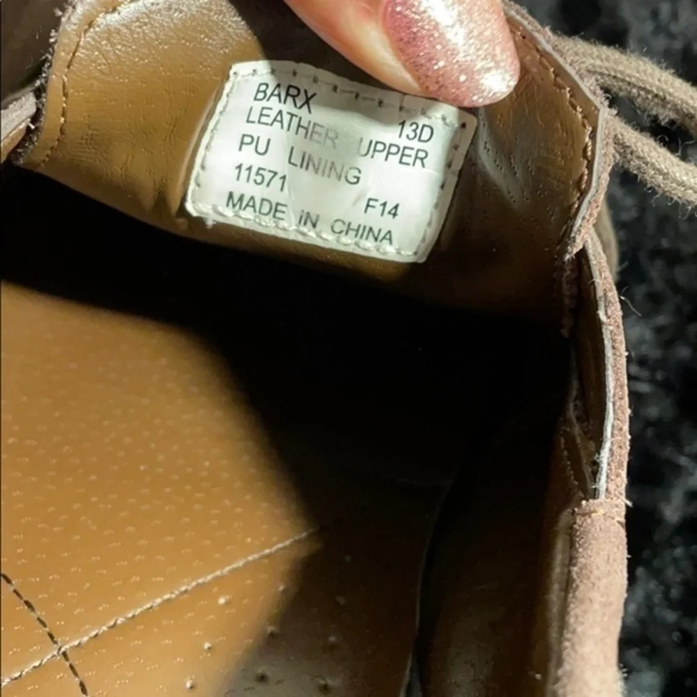 Ralph Lauren shoe Mens Brown Leather Polo Boat Shoe Size 13D